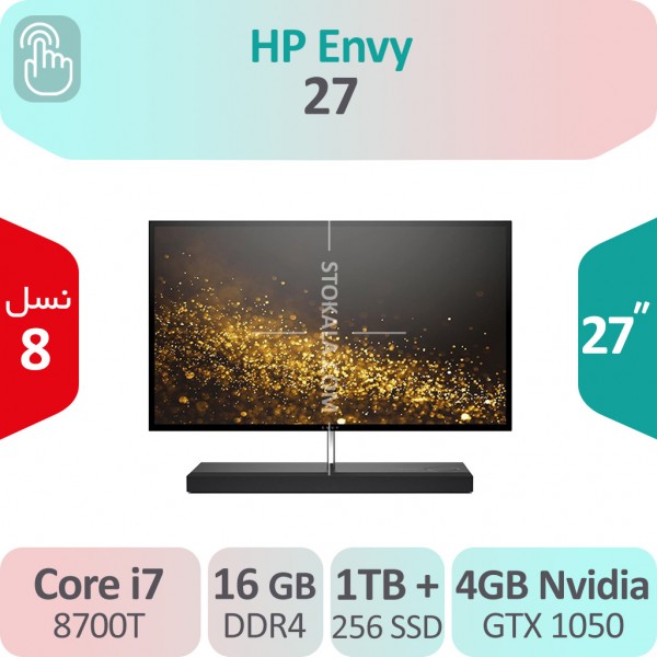 آل این وان HP ENVY 27 پردازنده i7 8700T گرافیک NVIDIA GTX 1050 4GB