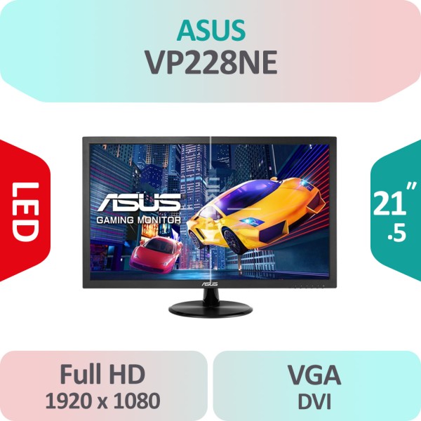 مانیتور استوک ASUS VP228NE سایز 22 اینچ Full HD