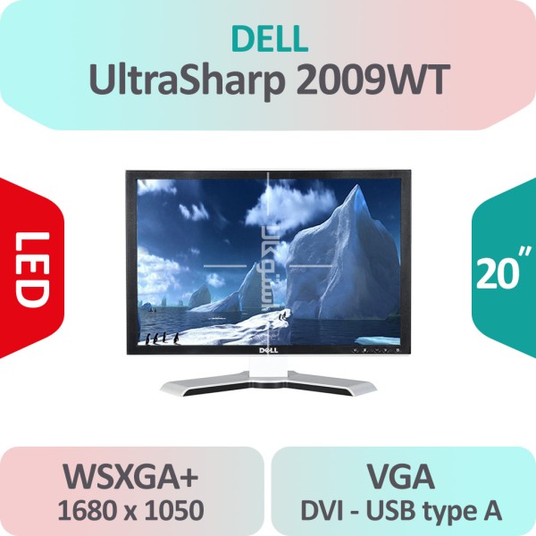 مانیتور استوک Dell UltraSharp 2009WT سایز 20 اینچ +WSXGA