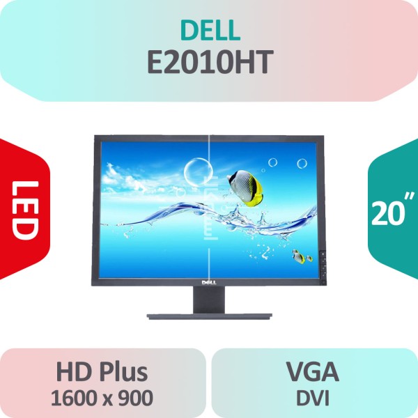 مانیتور استوک Dell E2010HT سایز 20 اینچ HD Plus