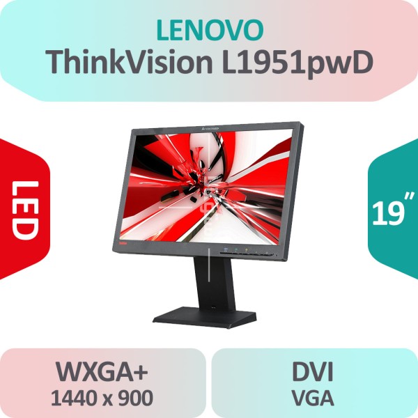مانیتور استوک Lenovo ThinkVision L1951pwD سایز 19 اینچ