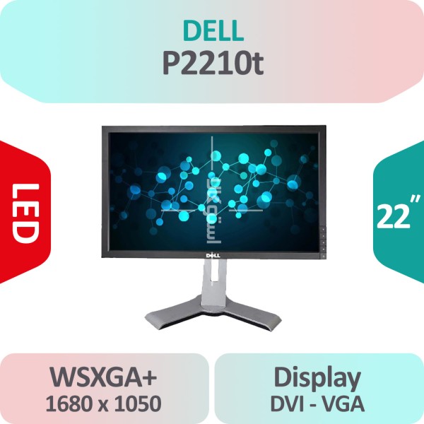 مانیتور استوک Dell P2210t سایز 22 اینچ