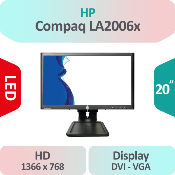 مانیتور استوک HP Compaq LA2006x سایز 20 اینچ