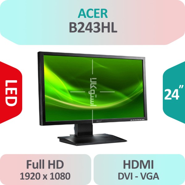 مانیتور استوک Acer B243HL سایز 24 اینچ Full HD