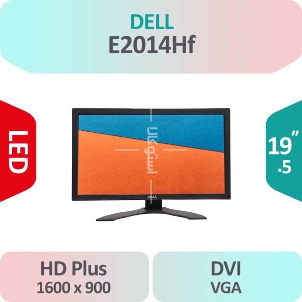 مانیتور استوک Dell E2014Hf/ E2016 سایز 20 اینچ HD Plus