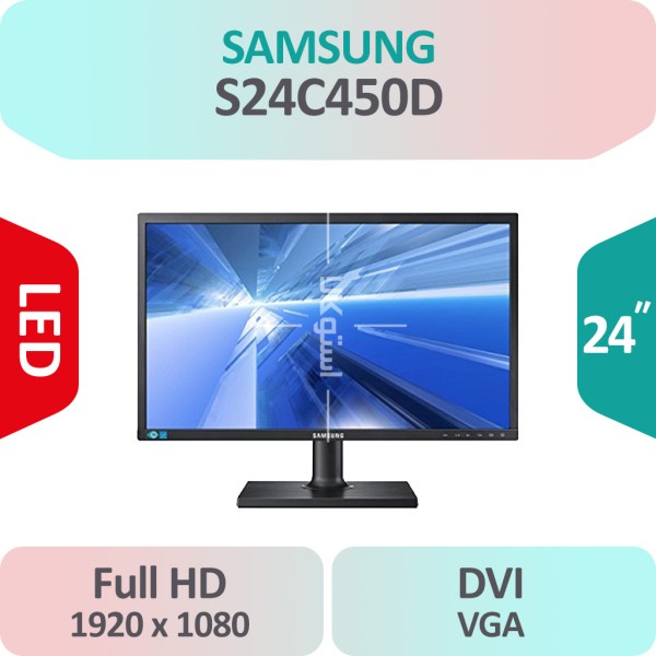 مانیتور استوک Samsung S24C450D سایز 24 اینچ Full HD