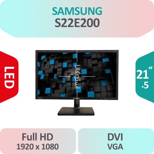 مانیتور استوک Samsung S22E200 سایز 21.5 اینچ Full HD