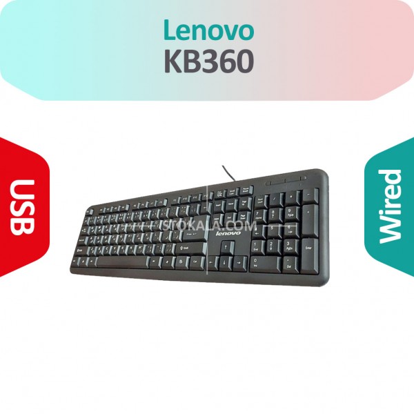 کیبورد Lenovo KB360 مدل  با سیم