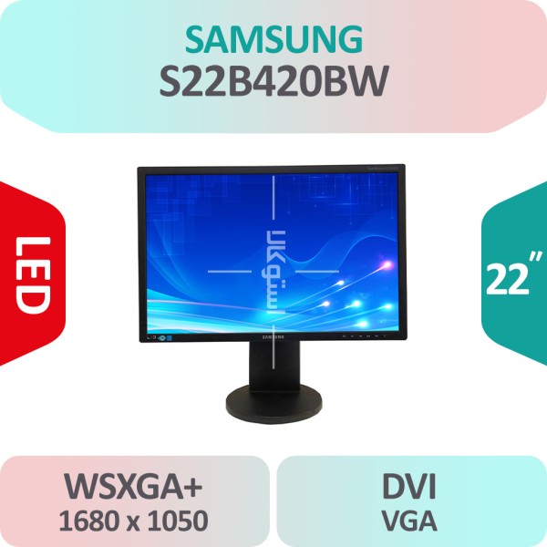 مانیتور استوک Samsung S22B420BW سایز 22 اینچ +WSXGA
