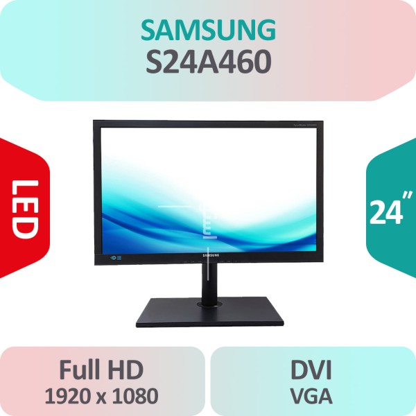 مانیتور استوک Samsung S24A460 سایز 24 اینچ Full HD