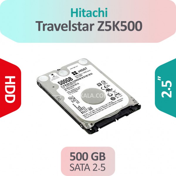 هارد استوک لپ تاپ Hitachi Travelstar Z5K500 500GB
