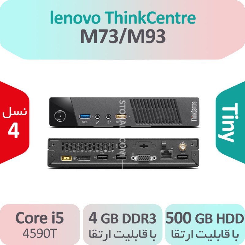 کیس استوک Lenovo ThinkCentre M73/M93 i5 سایز تاینی