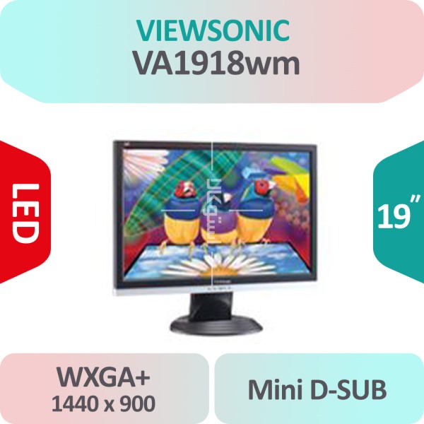 مانیتور استوک Viewsonic VA1918wm سایز 19 اینچ