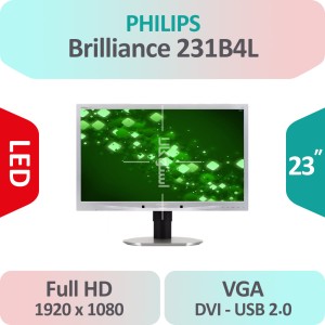 مانیتور استوک Philips 231B4L سایز 23 اینچ Full HD