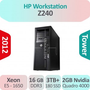 کیس رندرینگ HP Workstation Z420 گرافیک Quadro