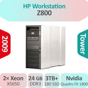 کیس رندرینگ HP Workstation Z800 با دو پردازنده XEON