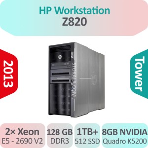 بررسی و خرید کیس استوک  HP Workstation Z820 با دو پردازنده نسل دو Intel Xeon