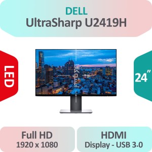 مانیتور استوک Dell UltraSharp U2419H سایز 24 اینچ Full HD