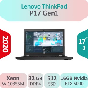 لپ تاپ استوکLenovo ThinkPad P17 Gen1 Xeon گرافیک 16GB