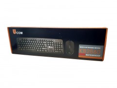 جزئیات کیبورد و ماوس با سیم Ucom مدل KB2860 مقاوم در برابر نفوذ آب