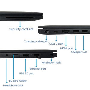 لپ تاپ استوک Dell Latitude 7480 i5 نسل 6 نمایشگر لمسی