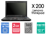 لپ تاپ استوک Lenovo ThinkPad X200 پردازنده Celeron استوکالا