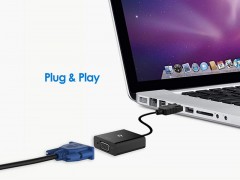 مشخصات و قیمت مبدل (کابل تبدیل) DisplayPort به VGA کیفیت Full HD و طول 14 سانتی متر