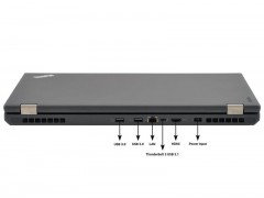 اطلاعات ظاهری لپ تاپ استوک گرافیک دار Lenovo Thinkpad P50 پردازنده i7 نسل6 گرافیک2GB مناسب گیمینگ ، طراحی سه بعدی و کارهای صنعتی