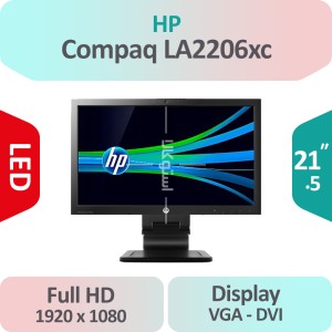 مانیتور استوک HP Compaq LA2206xc سایز 22 اینچ Full HD دارای وبکم HD