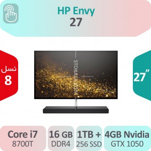 آل این وان HP ENVY 27 پردازنده i7 8700T گرافیک NVIDIA GTX 1050 4GB