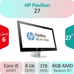 آل این وان HP Pavilion 27 i5 6400T گرافیک 4GB