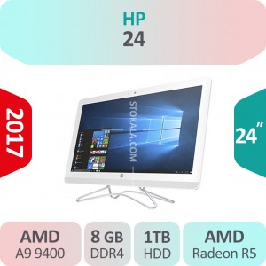 آل این وان HP 24 پردازنده A9 9400 گرافیک AMD Radeon R5