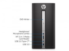 بررسی و قیمت کیس استوک HP Pavilion 570-p023w با پورت USB 3.0-Type-C