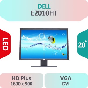 مانیتور استوک Dell E2010HT سایز 20 اینچ HD Plus