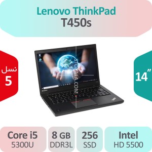 لپ تاپ استوک Lenovo ThinkPad T450s i5