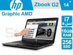 خرید لپ تاپ استوک رندرینگ  HP ZBook 14 G2 پردازنده i7 نسل 5 گرافیک 1GB نمایشگر لمسی