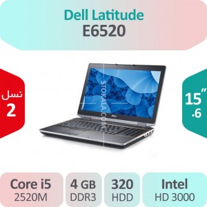 لپ تاپ استوک Dell Latitude E6520 i5
