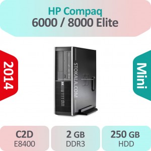 کیس استوک HP Compaq 8000 Elite پردازنده Core 2 Duo سایز مینی