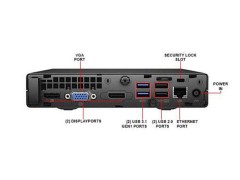 اطلاعات کامل کیس دست دوم HP EliteDesk 705 G3 پردازنده AMD A10 سایز اولترا مینی