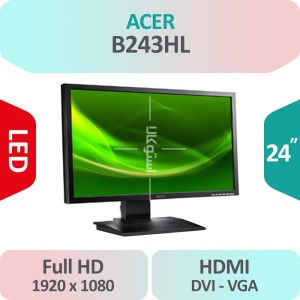 مانیتور استوک Acer B243HL سایز 24 اینچ Full HD