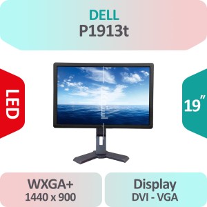مانیتور استوک Dell P1913t سایز 19 اینچ +WXGA