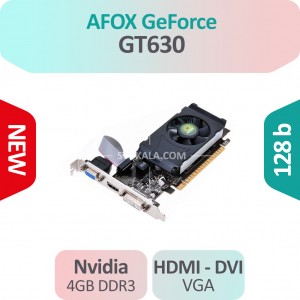کارت گرافیک A FOX مدل GT630 ظرفیت 4GB پنل کوتاه