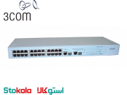 سوییچ شبکه کارکرده 3Com 2226-PWR Plus - 24 ports