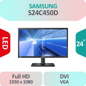 مانیتور استوک Samsung S24C450D سایز 24 اینچ Full HD