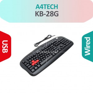 کیبورد گیمینگ استوک A4TECH KB-28G مدل با سیم