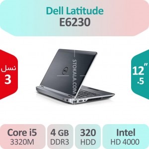 لپ تاپ استوک Dell E6230 نسل سوم (سبک و کم حجم)