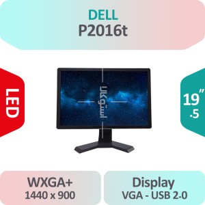مانیتور استوک Dell P2016t سایز 19.5 اینچ +WXGA