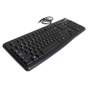 اطلاعات ظاهری کیبورد Logitech K120 مدل با سیم