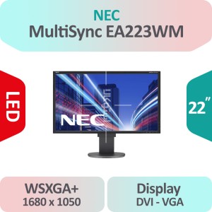 مانیتور استوک NEC MultiSync EA223WM سایز 22 اینچ