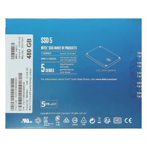مشخصات کامل هارد لپ تاپ اینتل SSD 480GB SATA